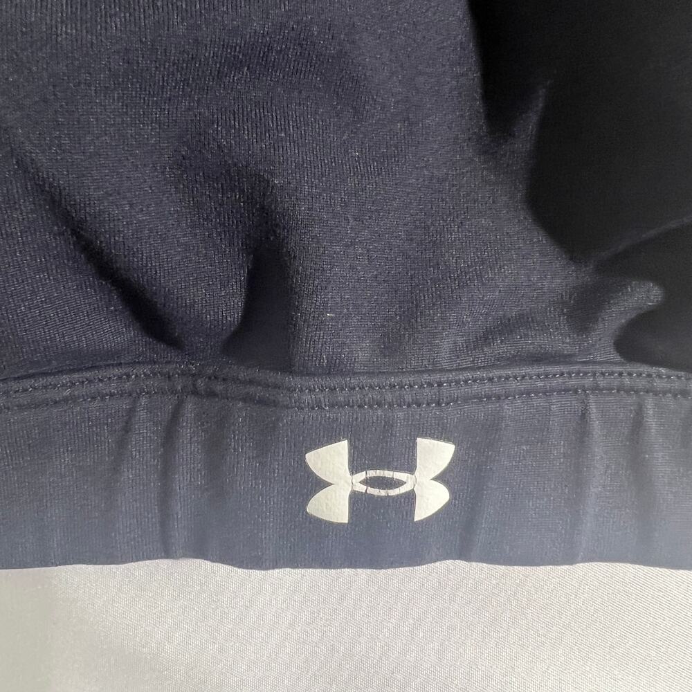 Under Armour Black Logo Strap Sports Bra Medium Women - Picture 2 of 7
